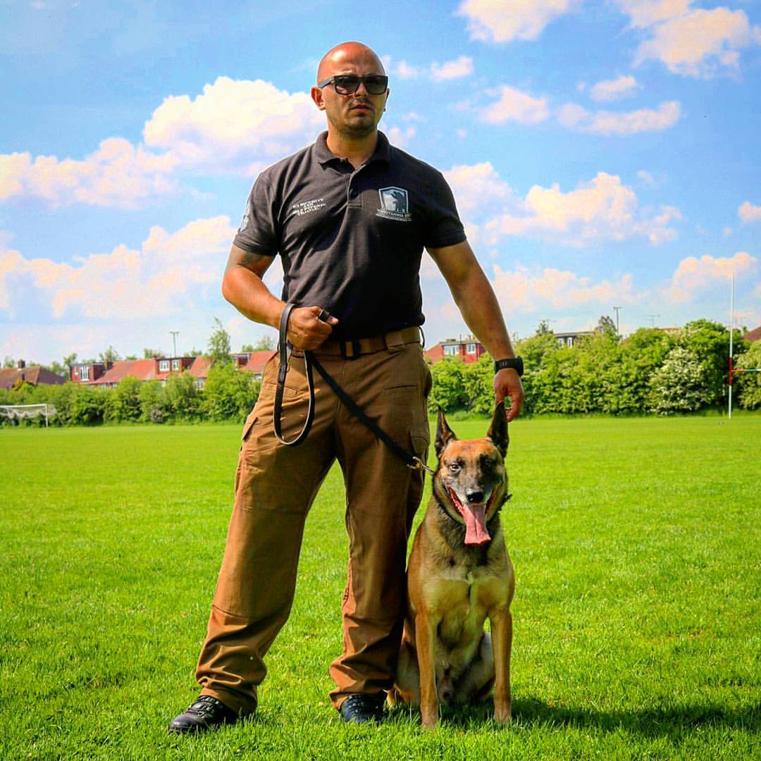 Security dog handler